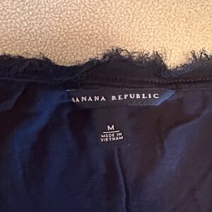 Banana Republic Midnight Black Blouse